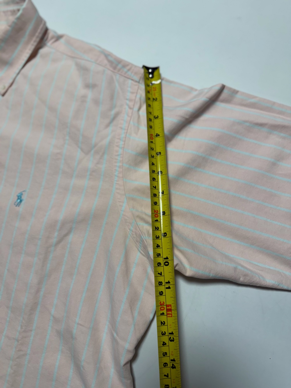 Polo Ralph Lauren Pale Pink Striped Button-Down Oxford Shirt - Picture 11 of 15